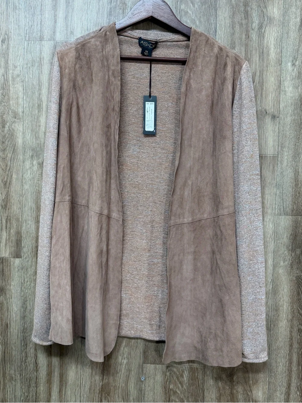 NEW AS by DF Windy Coy Suede Cardigan
